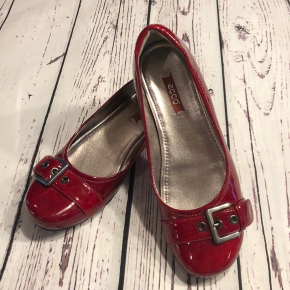 Ecco Shoes - Ecco Candy Apple buckle loafers size 37